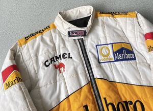 Giacca da Moto Invernale Imbottita e Trapuntata da Uomo con Logo e Patch Ricamati Personalizzati, Spessa Giacca da Corsa Automobilistica Nascar Vintage - Product Image 3