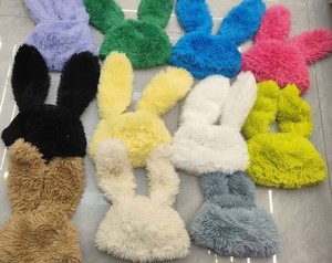 Vente en gros de chapeaux en fourrure de lapin Vente mignonne chaude feutre de fourrure avec longue oreille Joyeuses Pâques Chapeau de fête de lapin <span class=keywords><strong>Photo</strong></span> Props Chapeaux d'hiver pour femmes - Product Image 6