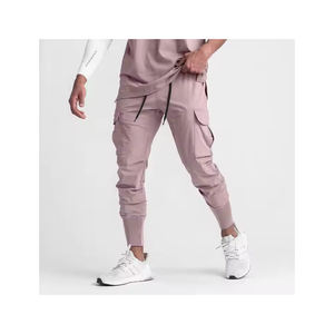 กางเกงคาร์โก้ผ้าฝ้ายหลายกระเป๋าสำหรับผู้ชายสวมใส่กลางแจ้งน้ำหนักเบาทนทานทันสมัยสวมใส่ง่ายคุณภาพพรีเมี่ยม - Product Image 5