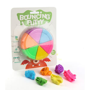 Vendita all'ingrosso 6 colori Super leggera argilla sicura Non tossica che rimbalza stucco ben tratto magia Playdough & melma fai da te giocattoli educativi - Product Image 1