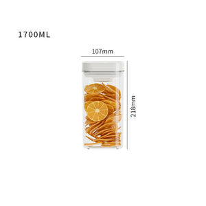 <span class=keywords><strong>Contenitori</strong></span> ermetici <span class=keywords><strong>per</strong></span> alimenti con coperchio in alto con un pulsante di controllo impilabile contenitore <span class=keywords><strong>per</strong></span> cereali a secco <span class=keywords><strong>per</strong></span> dispensa caffè <span class=keywords><strong>zucchero</strong></span> - Product Image 4