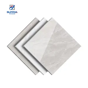 Produsen Ubin Cina Marmer Terlihat Dipoles Vitrifikasi Lantai Keramik Porselen Ubin Interior Resor Ubin Lantai Mengkilap 60x60