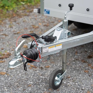 Nouvelle roue de jockey personnalisable de 48 mm, capacité de 150 kg, acier au carbone zingué, certifiée ISO9001, pour remorque, <span class=keywords><strong>caravane</strong></span>, utilitaire extérieur - Product Image 5