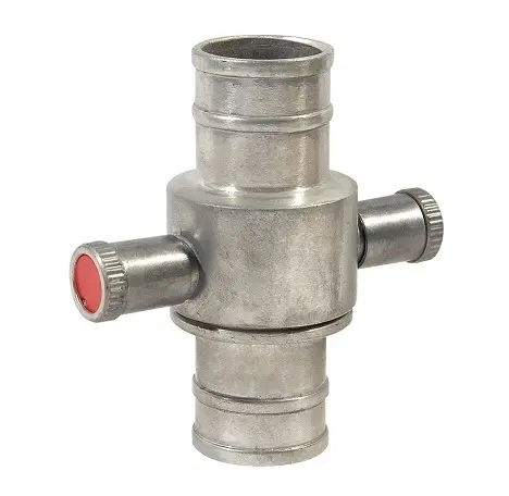 John Morris Type British Adaptor Fire Hose Couplings 1.5''2''2.5'' Ribbed Serrated Tail Equal Head Aluminum Alloy Connection