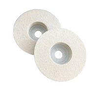 Disque de polissage en feutre de laine pour acier inoxydable, métal, bois, meubles, haute qualité