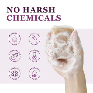 Etiqueta privada 100g cara y cuerpo piel brillo hidratante eczema jabón Natural hecho a mano jabón <span class=keywords><strong>artesanal</strong></span> ideal para piel seca - Product Image 4