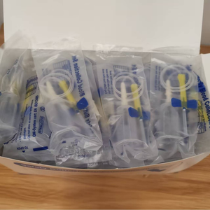 <span class=keywords><strong>Set</strong></span> Jarum Vena Kulit Kepala Sekali Pakai 20g 21g 22g 23g 25g 27g dengan Tabung Plastik dan Jarum Kupu-kupu, Instrumen Veteriner - Product Image 3
