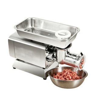 Hachoir à viande commercial 32S, hachoir et poussoir à saucisses en acier inoxydable haute puissance, fonctionnement puissant assurant une efficacité optimale - Product Image 1