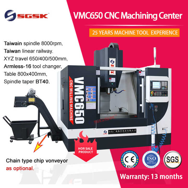 Mitsubishi Controller VMC Machine VMC850 CNC Price