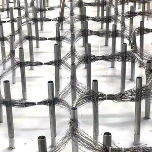 Red de malla antitanque-La Estructura de rejilla densa evita la penetración del tanque fortalece las posiciones defensivas - Product Image 4