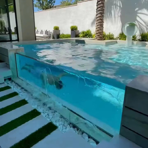 แผ่นพลาสติกว่ายน้ำ pe/pmma Infinity แผ่นอะคริลิคสำหรับกลางแจ้งผลิตจากโรงงานออกแบบได้ตามต้องการ - Product Image 1