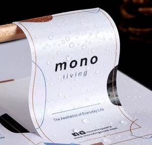 Thiết kế riêng nhãn sản phẩm nhà sản xuất tự dính Vinyl Vòng không thấm nước <span class=keywords><strong>Sticker</strong></span> cuộn giấy tùy chỉnh in ấn logo nhãn dán - Product Image 1