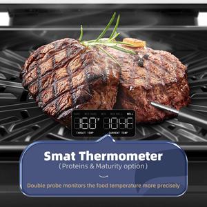 DOUHE Fournisseur vérifié Écran tactile numérique 10l 12l avec fenêtres visibles Petits appareils électroménagers d'intérieur sans huile Four <span class=keywords><strong>Airfryer</strong></span> - Product Image 5