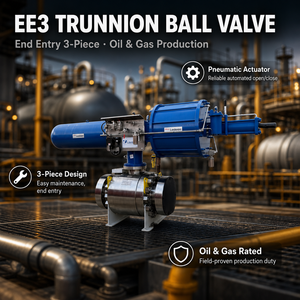 Trunnion d'entrée d'extrémité Cornerstone EE3 pour production extrême d'huile et de gaz, 3 pièces - Product Image 2