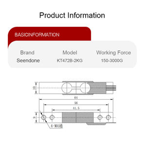 Báscula de peso de celda de carga de un solo punto de alta precisión Sensor de fuerza de aluminio para escalas de precios Básculas de Banco Célula de carga Hbm - Product Image 5