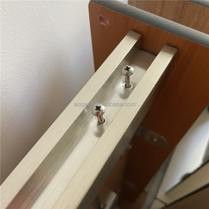 Sân bay nhà vệ sinh phân vùng nhôm hồ sơ hàng đầu đường sắt nhà vệ sinh cubicle phụ kiện cửa - Product Image 5