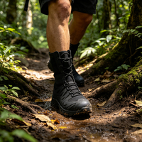 Vente directe d'usine de chaussures tactiques de randonnée imperméables Desert Classic, bottes tactiques antidérapantes pour le vol