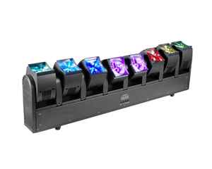 Luz <span class=keywords><strong>Tornado</strong></span> DMX512 con Control de Sonido, Precio de Fábrica °   Luz Móvil RGBW con Ángulo de Haz Ajustable para Eventos, Teatro, Club, Bar, Boda, Discoteca - Product Image 2