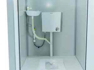 Maison dôme préfabriquée mobile design moderne pliable portable modulaire bureau conteneur maisons utilisation salle de bain - Product Image 4