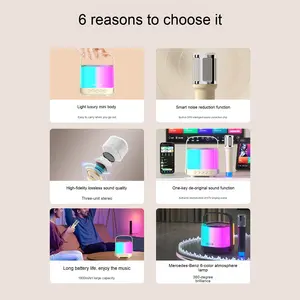 ลำโพงคาราโอเกะไร้สาย Aula K-Song พร้อมไมโคร<span class=keywords><strong>โฟ</strong></span>นในตัว ระบบ Android 11 ไฟ RGB หน่วยความจำ 32GB หน้าจอ 2.5 นิ้ว ลำโพง 66 มม. - Product Image 3