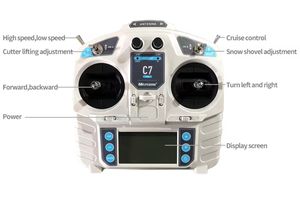 EURO5 DIY Diesel-Powered 12HP 192CC Crawler Remote Control Flail Mower Garden Grass Trimmer Electric Starter 800mm Largeur de coupe - Product Image 6