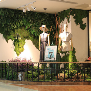 100*200cm Artificial Grass Wall Panels Plastic Greenery <strong>Plant</strong> Artificial Grass Wall Backdrop for Home Restaurant Indoor Decor - Product Image 3