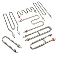 Élément chauffant tubulaire SS304 220V pour chariots de cuisson à la vapeur du riz et chariots de maintien au chaud des aliments, personnalisable 120V