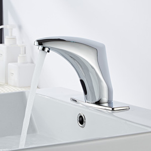 Robinet intelligent à détection de présence en laiton, monotrou, à poser sur le plan, sans contact, avec activation inductive - Product Image 1