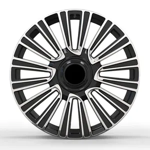Velg roda aluminium Multi jari-jari standar 17 18 19 20 21 inci 5X112 satu potong velg roda tempa untuk BMW Ferrari Lexus