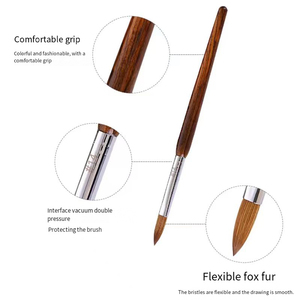 Pincel <span class=keywords><strong>de</strong></span> <span class=keywords><strong>Uñas</strong></span> <span class=keywords><strong>de</strong></span> Pelo Kolinsky <span class=keywords><strong>de</strong></span> Fábrica OEM con Mango <span class=keywords><strong>de</strong></span> Madera, Pincel Profesional para Arte <span class=keywords><strong>de</strong></span> <span class=keywords><strong>Uñas</strong></span> <span class=keywords><strong>Acrílicas</strong></span>, Pincel <span class=keywords><strong>de</strong></span> Manicura <span class=keywords><strong>de</strong></span> Varios Tamaños - Product Image 3