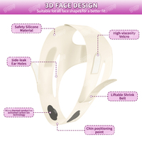 Nouveau produit Accessoires pour le visage féminin Forme en V Menton Outils de beauté faciale Shaper facial Sangle amincissante en silicone pour le visage