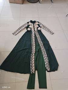 Abito Musulmano a Due Pezzi a Maniche Lunghe Etnico del Medio Oriente Dubai <span class=keywords><strong>Turchia</strong></span> <span class=keywords><strong>Abbigliamento</strong></span> Islamico da Donna per il Ramadan - Product Image 4