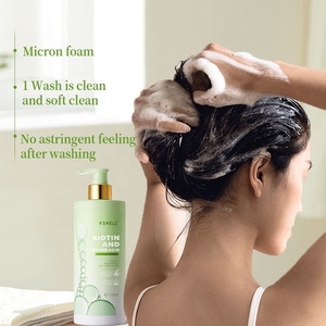 Nhãn hiệu riêng Biotin axit amin dầu gội 500ml/16.9 floz cho tóc tăng trưởng tỏa sáng sâu sửa chữa nuôi dưỡng tóc tăng cường dầu gội - Product Image 4