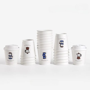 Vente <span class=keywords><strong>en</strong></span> gros de tasses à thé à bulles de café à double paroi imprimées personnalisées 6oz 8oz 12oz 16oz Design personnalisé pour les tasses <span class=keywords><strong>en</strong></span> <span class=keywords><strong>carton</strong></span> à emporter - Product Image 2