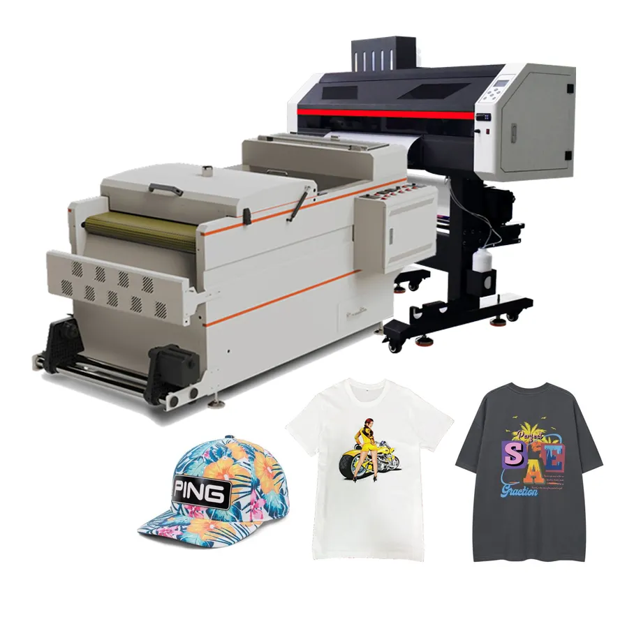 Ultima tecnologia xp600 stampante dtf a 4 teste plotter da 24 pollici dtf 60 cm tshirt druck printing impresora dtf printer