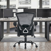 Chaise de bureau exécutive ergonomique moderne - Coussin épais rembourré, hauteur réglable, utilisation hôtel, atelier, directement de l'usine