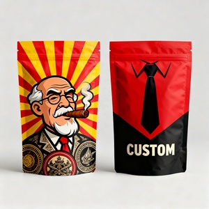 Factory Custom Printed 1g 7g 28g Exotic Mylar Bags Stand up Pouch Ziplock <strong>Edible</strong> Food Packaging Smell Proof 3.5g Cali Packs Bag - Product Image 2