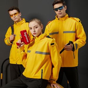 Veste d'extérieur imperméable avec logo personnalisé pour la randonnée coupe-vent grande taille automne hiver vestes sweat à capuche unisexe - Product Image 2