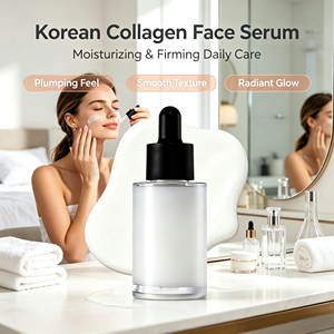 Sérum Visage au Collagène Véritable, Céramide Hydratant, Collagène Hydrolysé, Acide Hyaluronique, Sans Cruauté Animale, Sans Parfum, ODM, Soins Coréens - Product Image 1