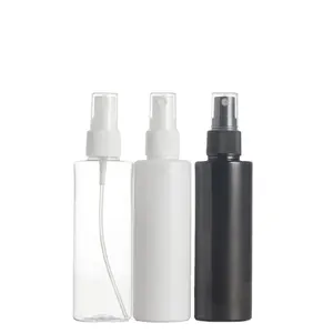 빈 미세 미스트 30ml 100ml 60ml 플랫 숄더 화이트 플라스틱 스프레이 병 화장품 포장 스킨 케어 분무기 병