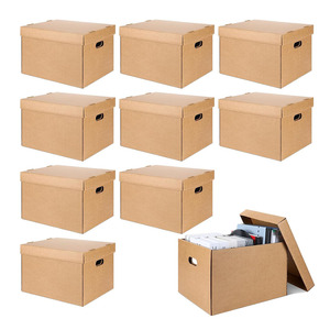 Kraft Nâu lưu trữ kỷ lục lưu trữ thùng carton số lượng lớn axit miễn phí hộp đệm sóng Board ảnh lưu trữ lưu trữ lưu trữ hộp - Product Image 1