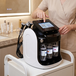 Appareil facial à microbulles d'hydrogène et d'oxygène avec 3 flacons pour salons de beauté - Product Image 1