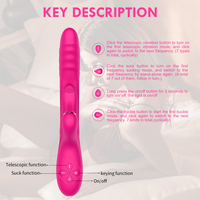 3-in-1 Klitoris-Sauger Vibrator für Frauen G-Punkt Zungen-Leck-Vakuum-Stimulator Dildo Anal Erotikspielzeug für Erwachsene ab 18