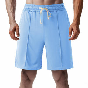 2024 Summer Men's Quick-Dry British Style <b>Shorts</b> Ribbed Texture Casual Sporty <b>Slim</b> <b>Fit</b> Solid Color - Product Image 4