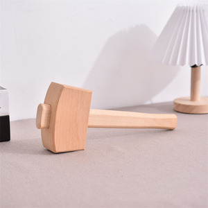 Marteau attendrisseur de viande en bois de hêtre, double face, style minimaliste moderne, pour steak, outil de cuisine domestique - Product Image 1