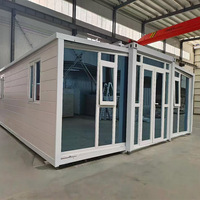 Maison conteneur préfabriquée extensible, maisons conteneurs modernes, mini-maisons, maisons modulaires préfabriquées, maisons mobiles, maison en boîte