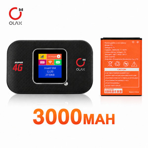 OLAX MF982 4G MIFIS Hotspot WiFi <span class=keywords><strong>mobile</strong></span> à évolution longue durée 150 Mbps MiFi Batterie haute capacité 3000 mAh Écran LCD Port Type-C - Product Image 1