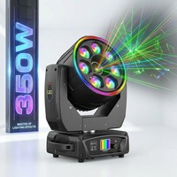 Lumière laser mobile STARRY 350W Bee Eye, animation laser RGB 8W, faisceau LED 7x40W, 19/73CH, éclairage de scène professionnel DMX512 pour DJ