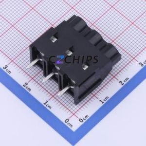 DB910-7.62-3P-BK-S Screw Terminal Block P=7.62mm Connector ( Construction: 1x3P )( Pitch: 7.62mm )( Color: Black ) - Product Image 2
