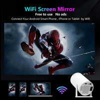 Console de jeu vidéo domestique IHOMELIFE ISmart X10S 4K, Android 13, manette sans fil 2-en-1, projecteur blanc, WiFi double bande EU/US
